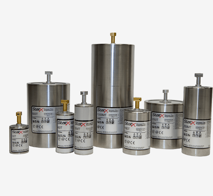 Stat-X ® 화재 진압 시스템: 열 단위